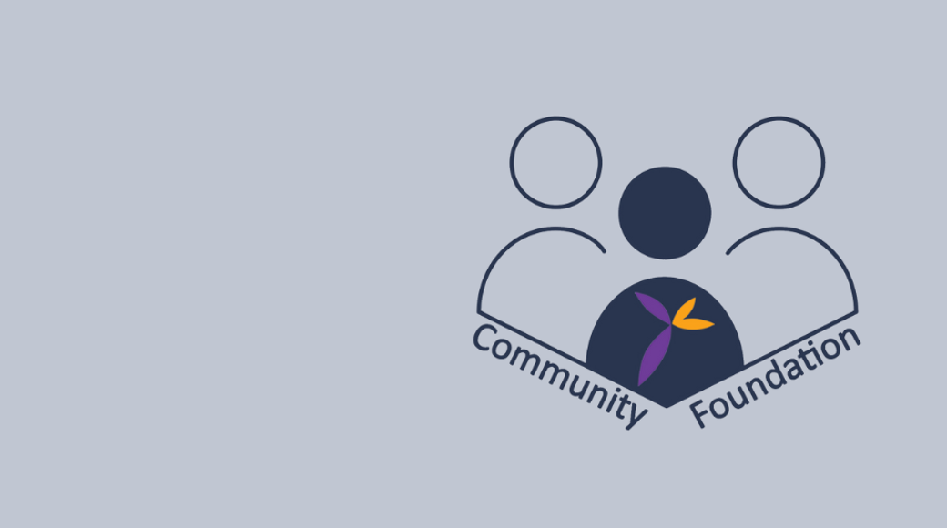 Outline Of Three People With Community Foundation Text