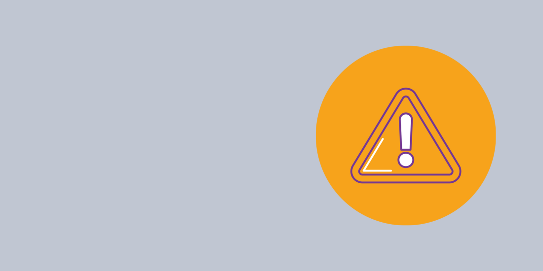 Yellow Circle With Warning Triangle Inside With White Exclamation Mark 