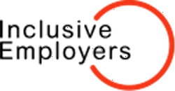 Inclusive Employer Text And Orange Circle