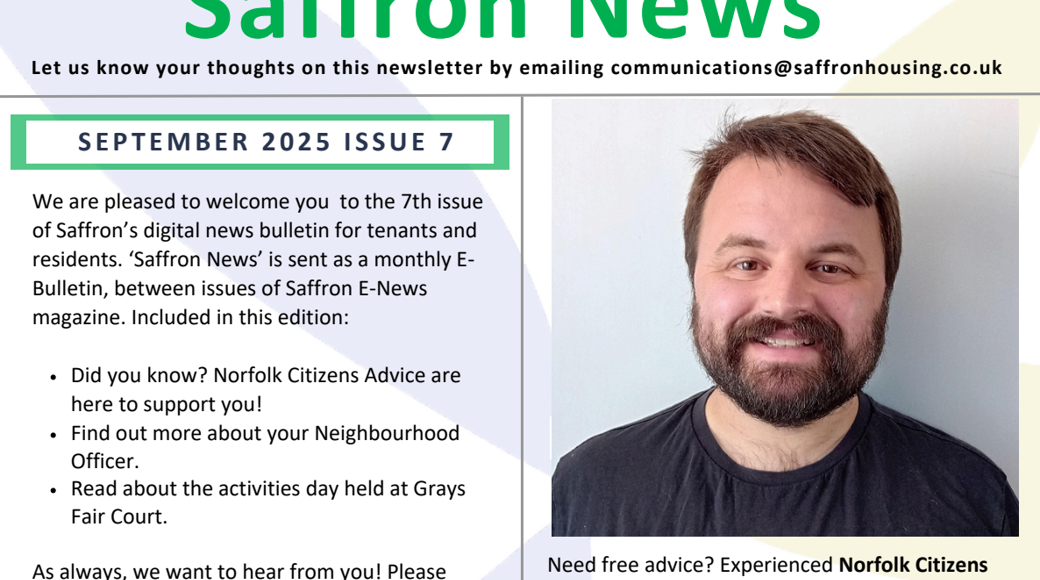 Screenshot September News Bulletin