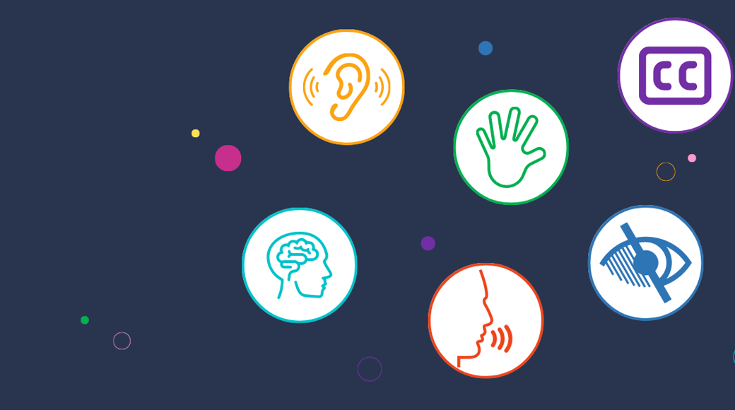 Circles With Different Accessibility Icons