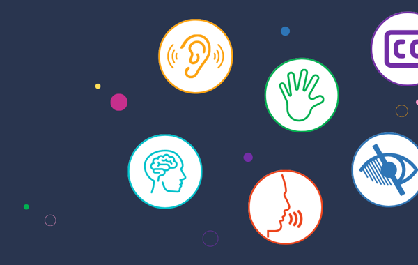 Circles With Different Accessibility Icons