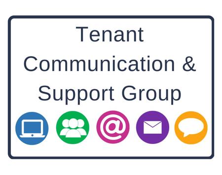 Tenant Communication & Support Group Icon