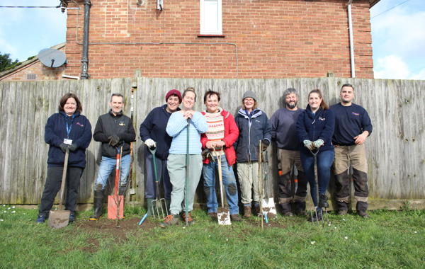 Saffron Staff, Local Councillors And Local Residents Plant Fruit Trees In Wymondham