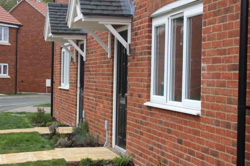 Image of red brick house at Briarswoos, Harleston