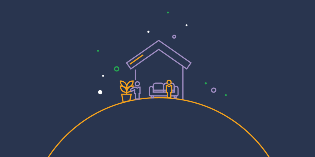 House With Two Happy People