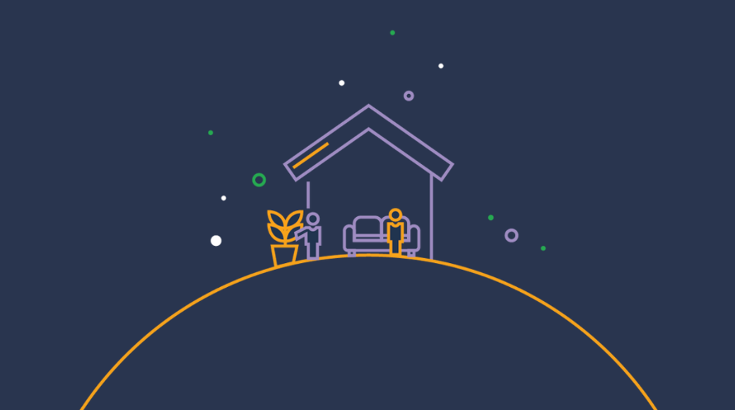 House With Two Happy People