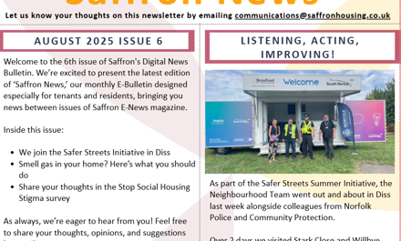 Screenshot Saffron News August 2025