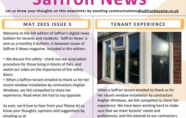 Saffron News Banner May 2025