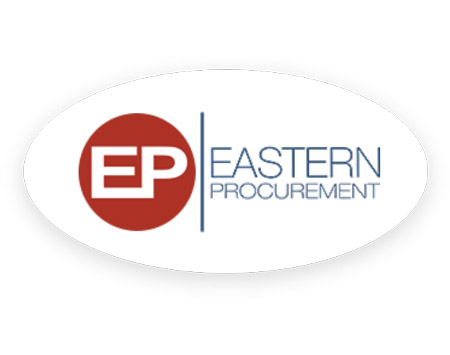 EP In Red Circle Easton Procurement In Dark Blue