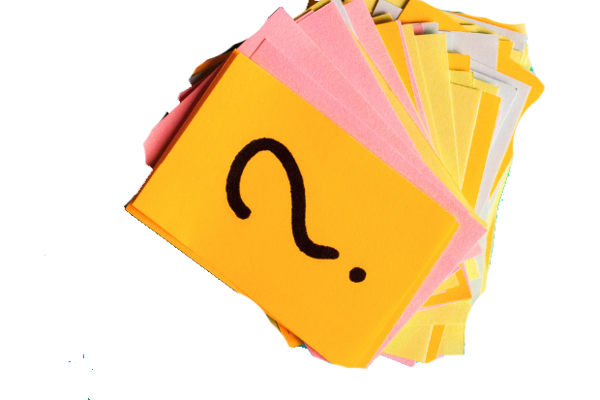 Multicoloured Sticky Notes With Question Mark