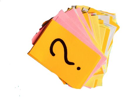Multicoloured Sticky Notes With Question Mark