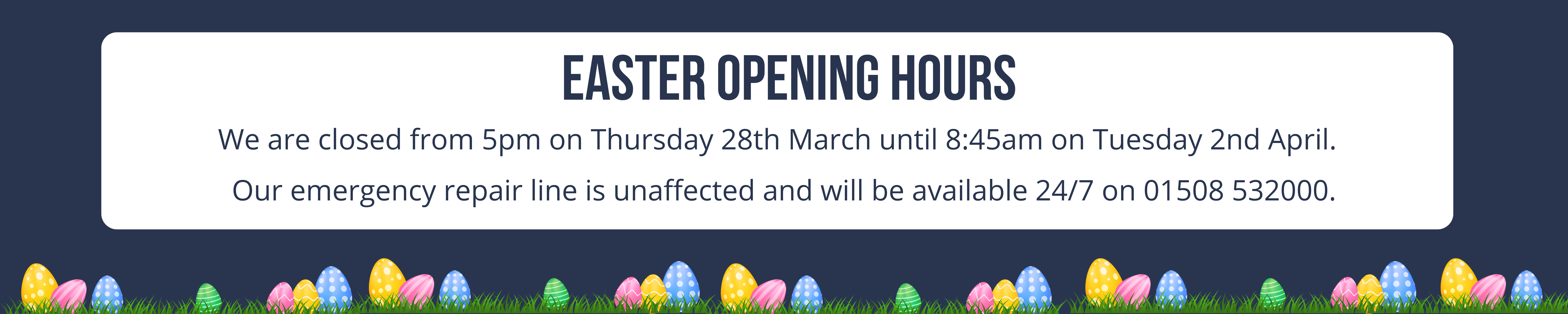 Easter 2024 Opening Times 2 (2)